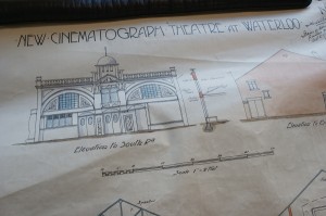 Architectural plans for the Queens Picture House